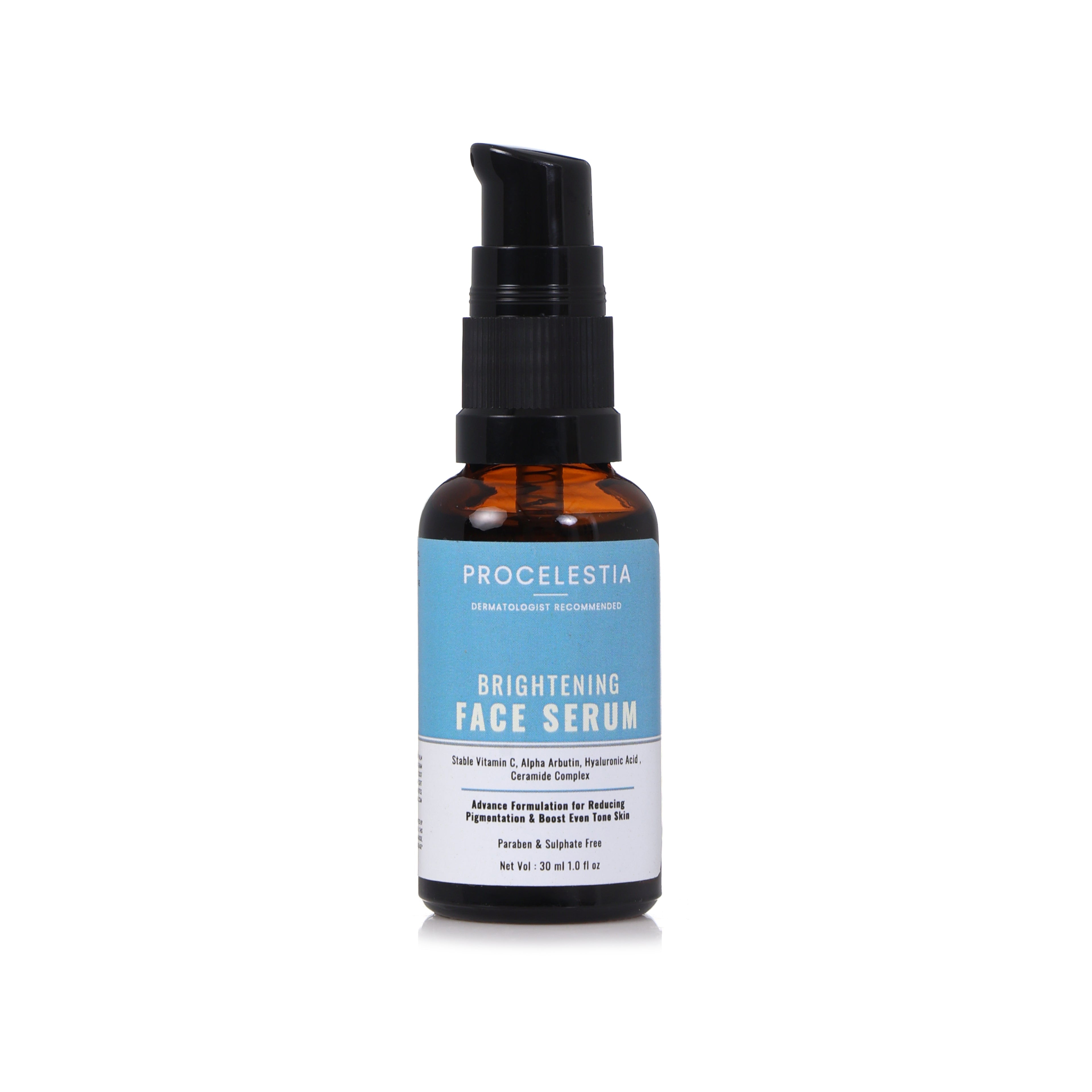 Procelestia Radiant Glow Brightening Serum | 30ml | With Niacinamide, Ethyl Ascorbic Acid & Hyaluronic Acid | Fades Dark Spots & Dullness | Gentle on Skin | Dermatologist Recommended